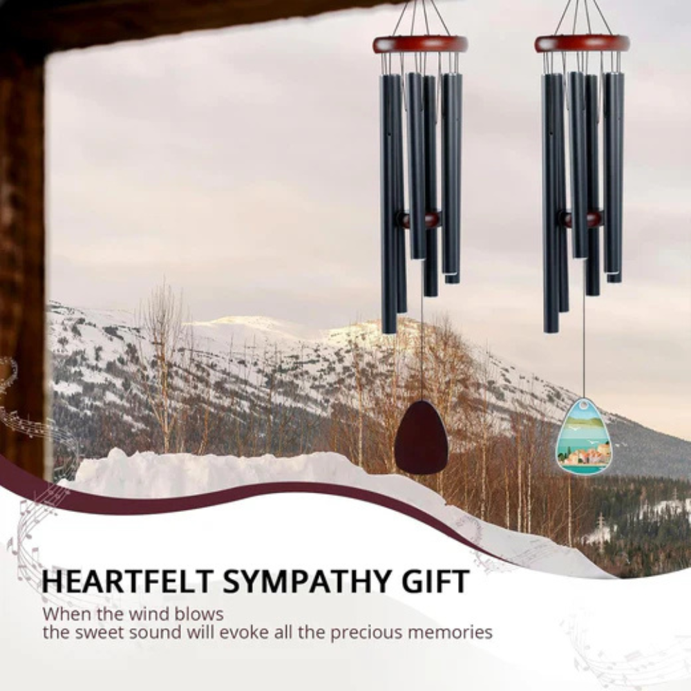 Aluminium Hanging Wind Chime With Pendant For Sublimation