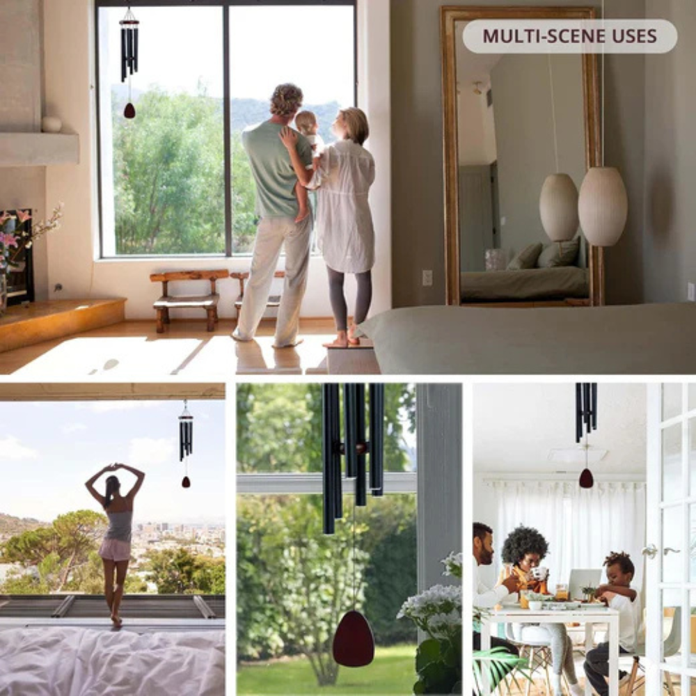 Aluminium Hanging Wind Chime With Pendant For Sublimation