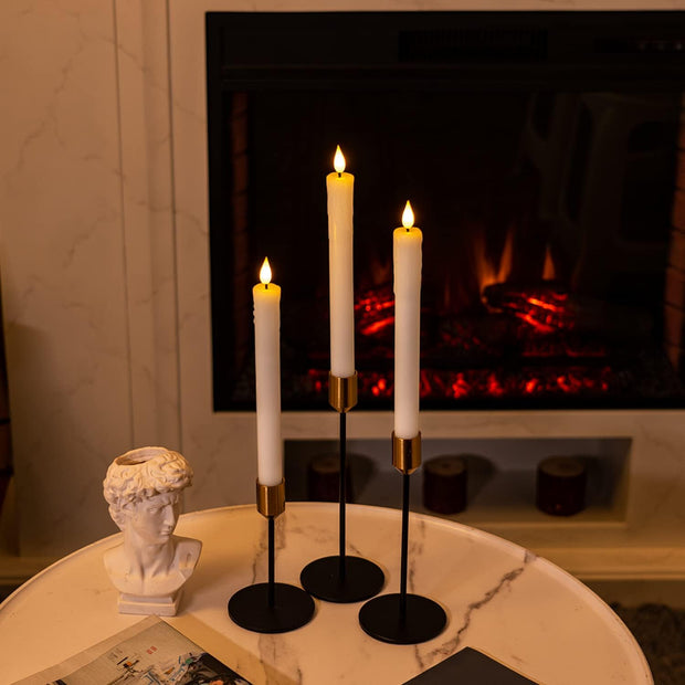 Candlesticks For Fireplace Christmas Halloween