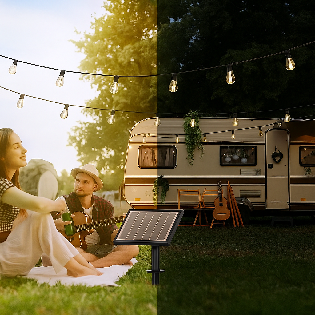 Solar Patio String Lights