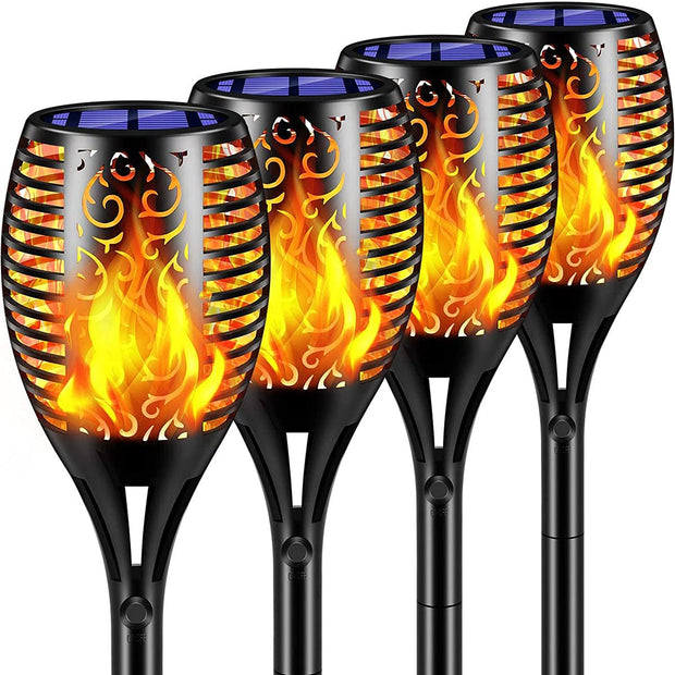 Solar Lights 99 LED Flickering Flame Solar Torches