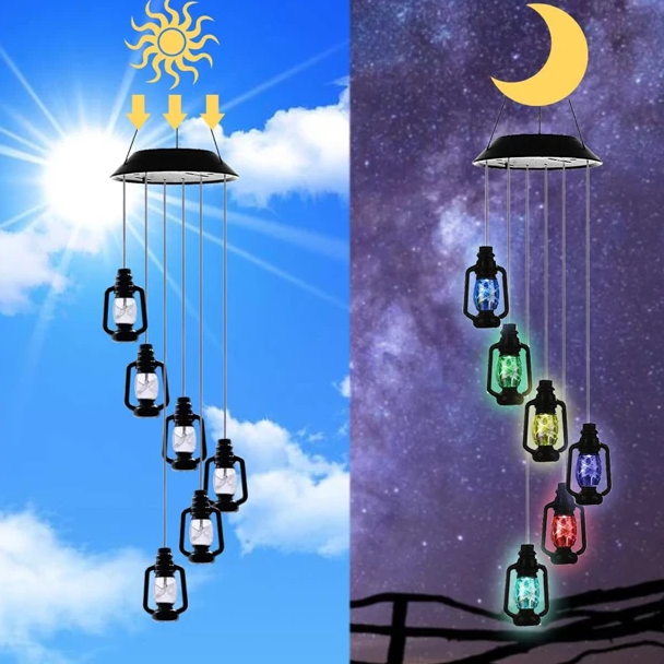 Lanterns Solar Wind Chime