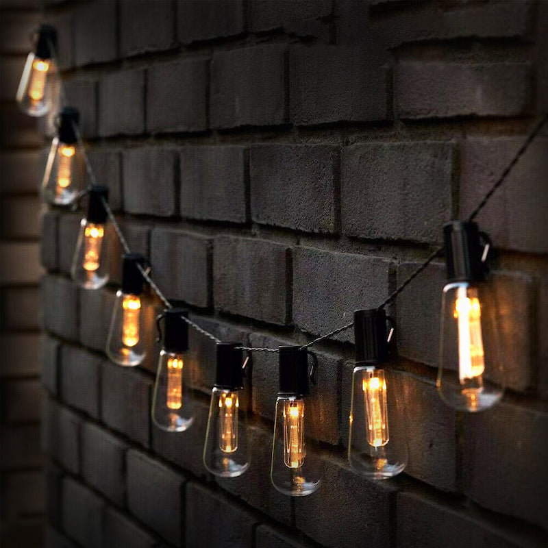 LED Solar Decorative Waterproof String Bulb Lights