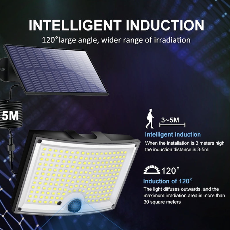 200 LED Motion Sensor Outdoor Solar Lights
