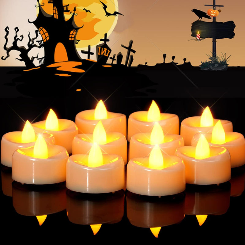 24 Pack Flameless Tealight Candles