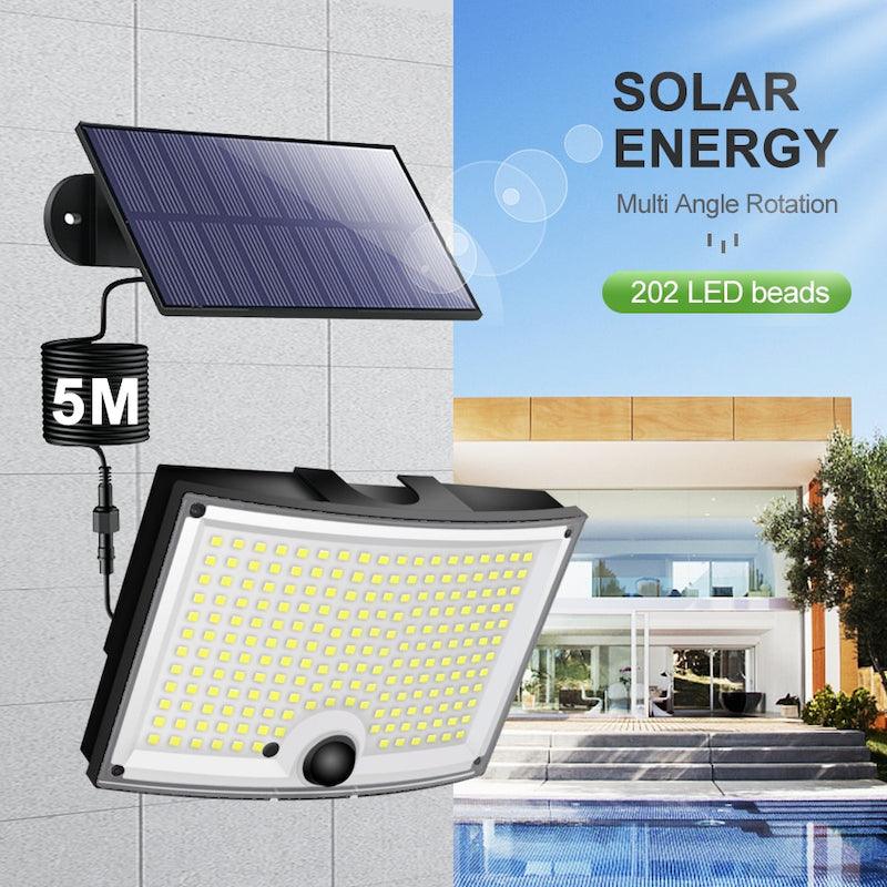 200 LED Motion Sensor Outdoor Solar Lights