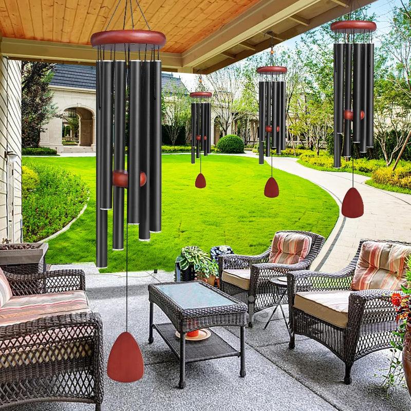 Outdoor Memorial Wind Chime With Teardrop Design