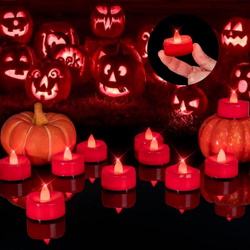 Battery Operated Halloween Candles – Flameless Glow