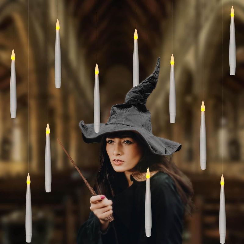 Floating Candles With Magic Wand Remote