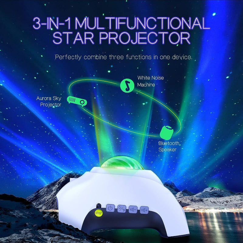 Northern Galaxy Light Aurora Projector With 33 Light Effects