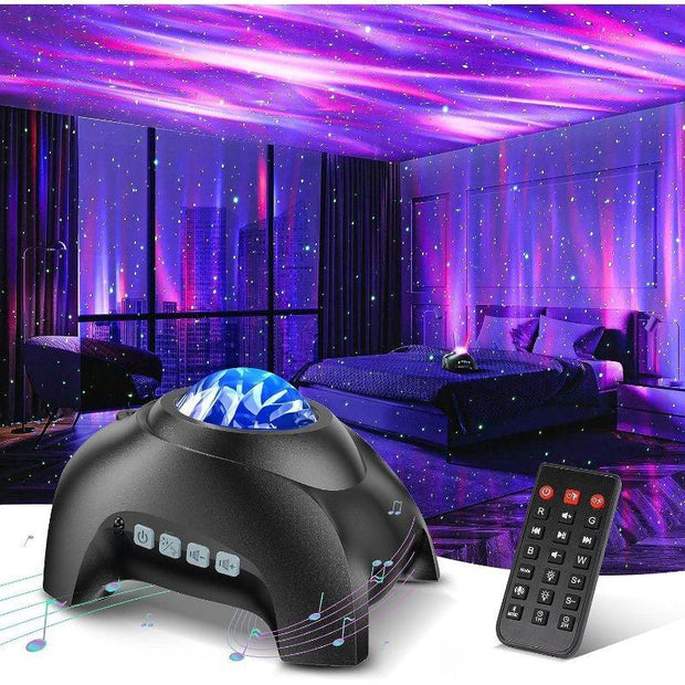 Northern Galaxy Light Aurora Projector With Bluetooth Speaker