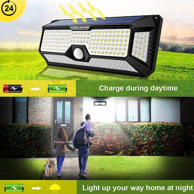 Outdoor Motion Sensor Wall Solar Light