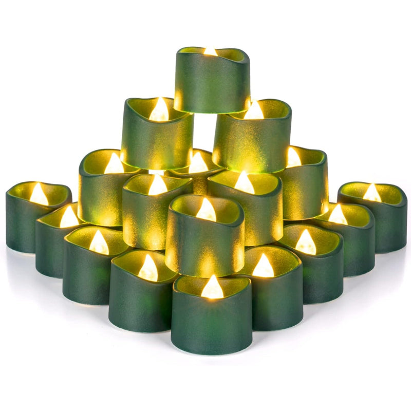 Pack Of 12 Battery Operated Lights Candles