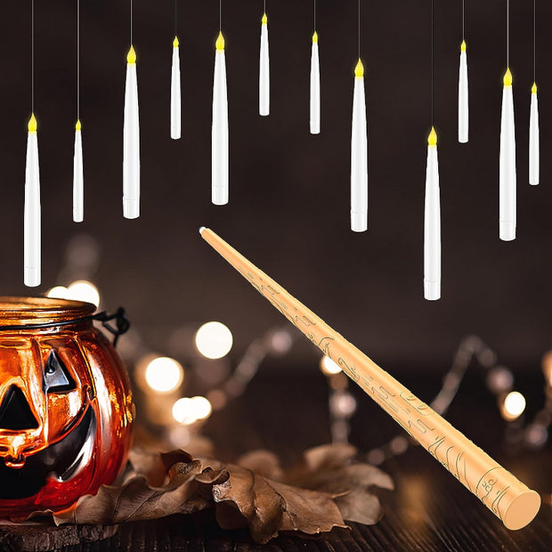 Pack Of 12 Flameless Candles For Halloween Decorations