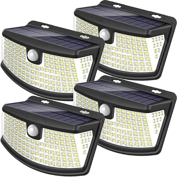 Pack Of 4 Solar Lights With Reflector