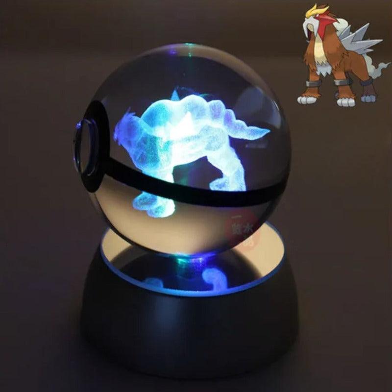 Pokémon Crystal Ball Nightlight – 3D LED Glowing Collectible