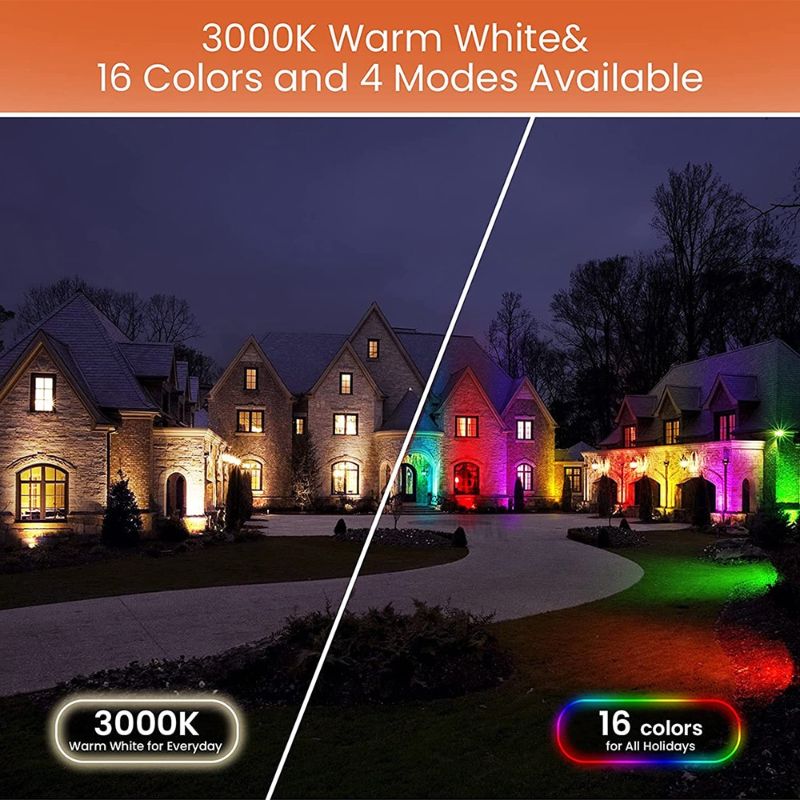 Remote Control Outdoor LED Garden Lawn Lights