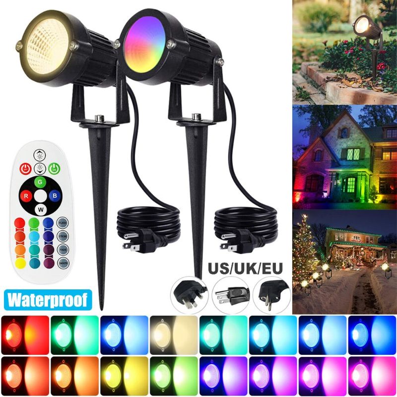 Remote Control Outdoor LED Garden Lawn Lights