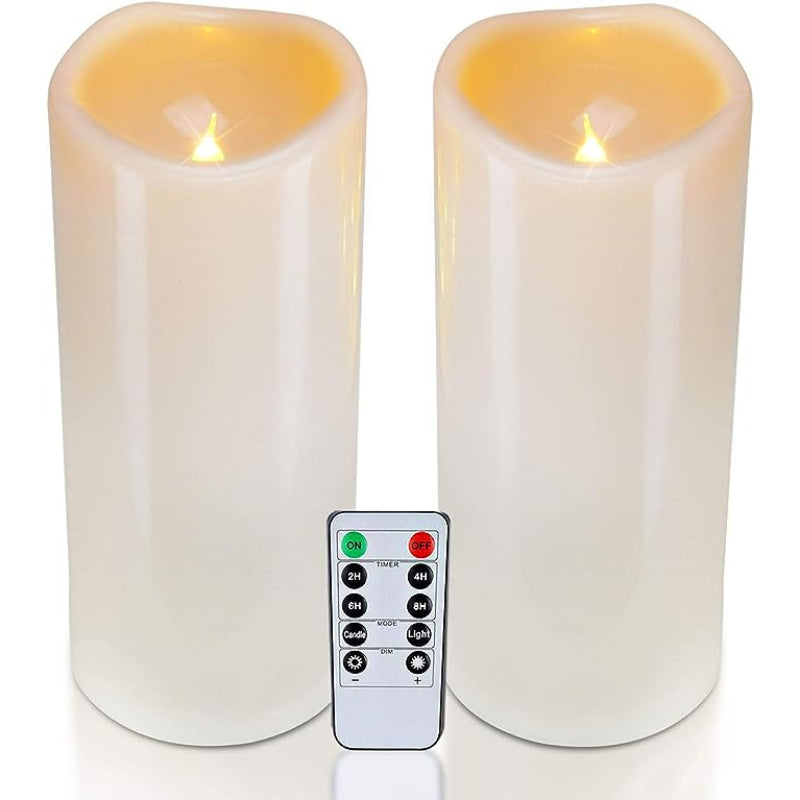 Set Of 2 Candles For Outdoor Larterns