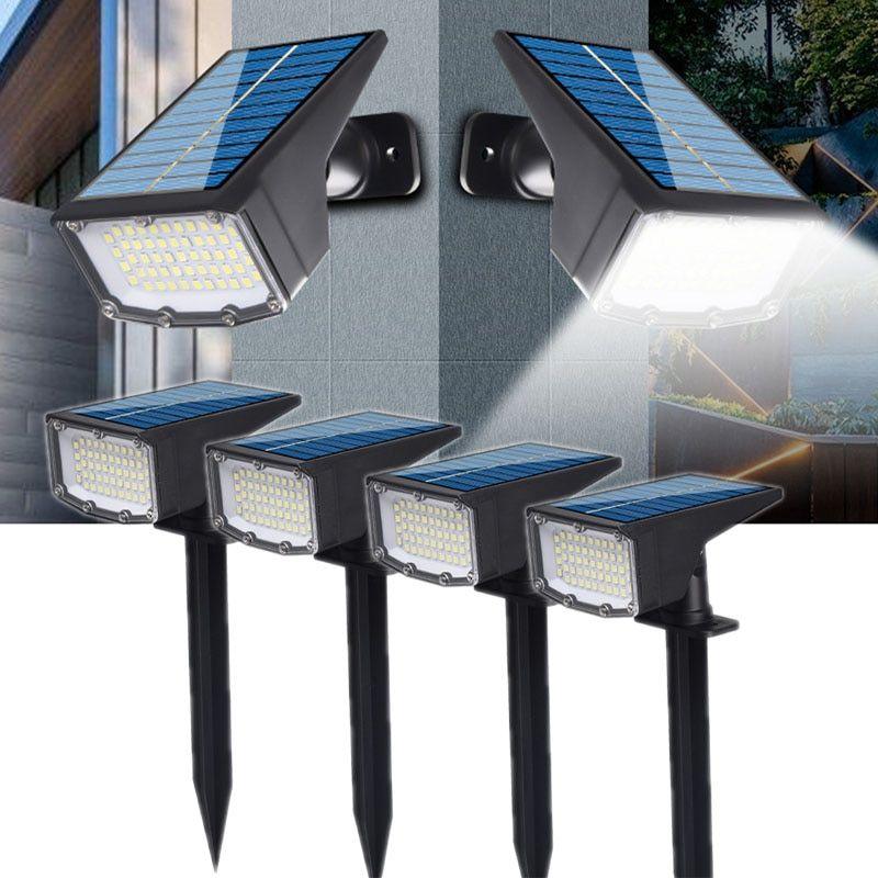 Solar Powered Spotlight Lamp - Adjustable Solar Lawn Light