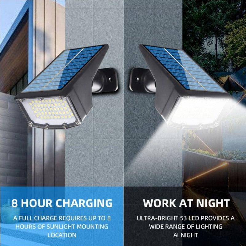 Solar Powered Spotlight Lamp - Adjustable Solar Lawn Light