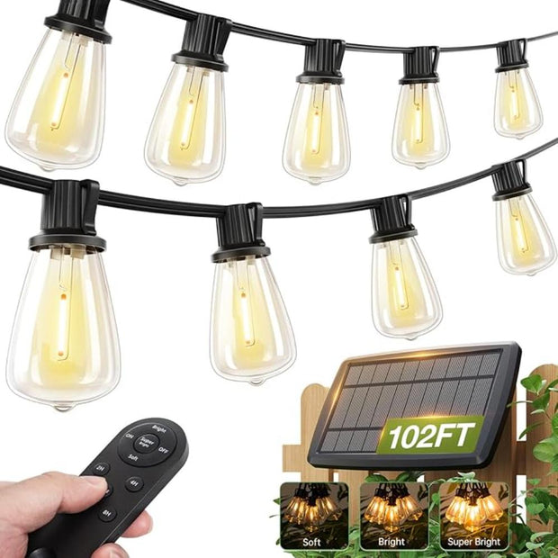Solar Patio String Lights