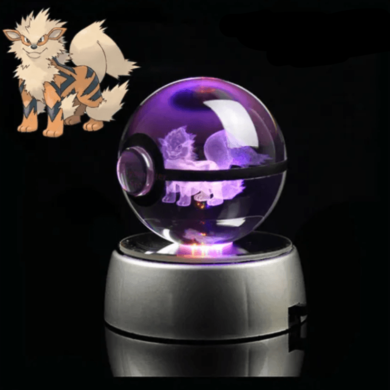 Pokémon Crystal Ball Nightlight – 3D LED Glowing Collectible