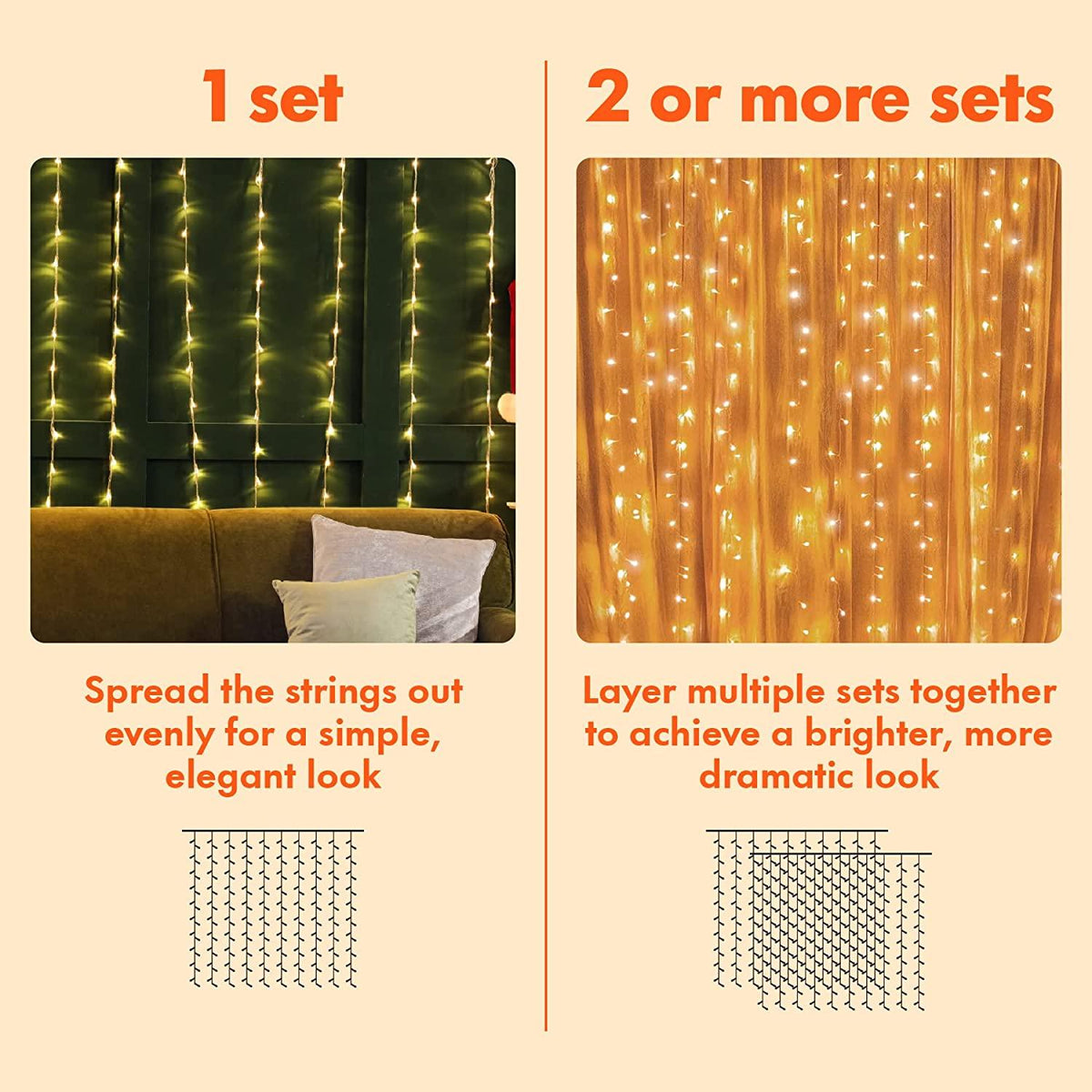 Curtain Lights String Fairy Lights