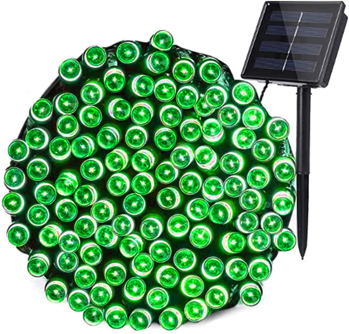 100 LED Solar String Lights 42ft 8 Modes Outdoor Waterproof Lights for Garden, Tree, Yard, Christmas, Wedding, Party