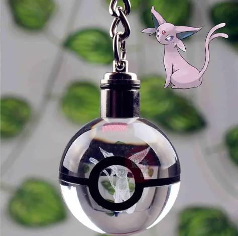 Personalized Crystal Keychain Featuring Characters