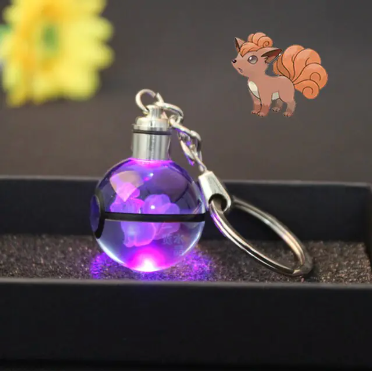 Personalized Crystal Keychain Featuring Characters