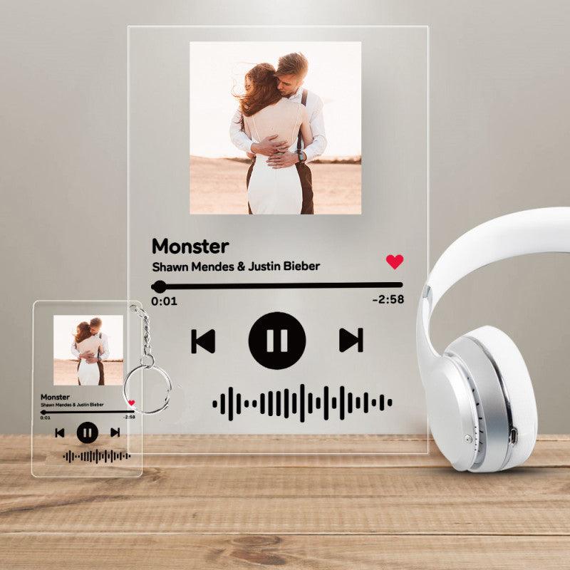 Custom Music Acrylic Gift – Stylish Personalized Song Display