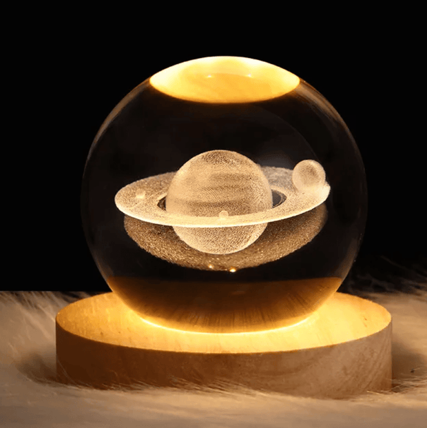 Gorgeous Crystal Ball Nightlight – Elegant Decorative LED Lamp