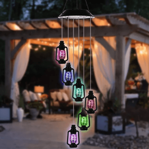 Lanterns Solar Wind Chime